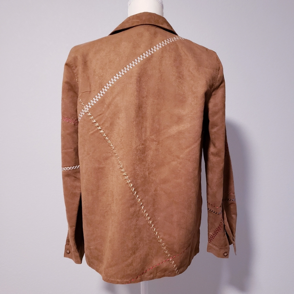 Vintage Koret suede jacket retro s boho Indian - Picture 6 of 13